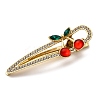 Cherry Golden Alloy Alligator Hair Clips LS-PHAR-K006-04B-G-2