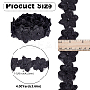 4 Yards Organza Flower Lace Trim OCOR-WH0070-165A-2