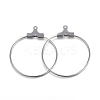 Tarnish Resistant 304 Stainless Steel Pendants STAS-F191-09P-B-1