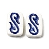 Handmade Porcelain Beads PORC-K010-02E-1