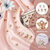 50Pcs 5 Styles Resin Imitation Pearl Pendants FIND-CD0001-32-4