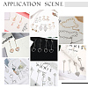 32Pcs 8 Style 304 Stainless Steel Linking Rings STAS-UN0041-35-7