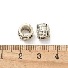 Tibetan Style Alloy European Beads TIBE-P003-07AS-2