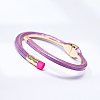 Pencil Design Alloy Enamel Cuff Bangles FS-WG7604E-06-1