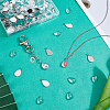 Teardop DIY 304 Stainless Steel Pendant Making Kit DIY-HY0002-44-4