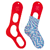Acrylic Socks Template OACR-WH0111-104A-02-1