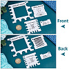 8Pcs PVC Sewing Rulers DIY-NB0012-39-5