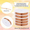 5 Rolls Copper Jewelry Craft Wire CWIR-SC0001-06-2