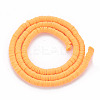 Handmade Polymer Clay Bead Strands CLAY-T002-4mm-63-2