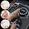 4Pcs 4 Colors Self Adhesive Alloy with Rhinestone Car Stickers AJEW-OC0013-45-3