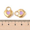 304 Stainless Steel Enamel Pendants STAS-P380-07G-03-3