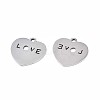 Non-Tarnish 201 Stainless Steel Charms STAS-N095-074-2