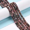 Natural Rhodonite Beads Strands G-E591-03-2