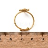 304 Stainless Steel Enamel Cuff Rings for Women RJEW-F194-04G-3