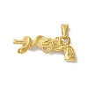 PVD Vacuum Plating 304 Stainless Steel Pendants STAS-B069-41G-01-1