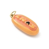304 Stainless Steel Enamel Pendants STAS-A131-02A-G-2
