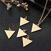 Ion Plating(IP) 304 Stainless Steel Pendants STAS-I311-22G-7