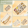 Rectangle Wood Covered with Velvet Jewelry Ring Display Trays AJEW-WH20054-062E-01-5