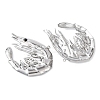 304 Stainless Steel with Rhinestone Pendants LS-STAS-Z177-05P-2