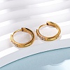 304 Stainless Steel Clear Cubic Zirconia Hoop Earrings EJEW-D331-18C-G-4