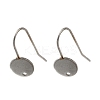 304 Stainless Steel Earring Hooks STAS-B087-09B-P-1