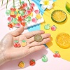 60Pcs 6 Styles Fruit Transparent & Opaque Resin Decoden Cabochons CRES-YW0002-68-3