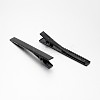 Spray Painted Iron Alligator Hair Clip Findings IFIN-A171-08F-01-2