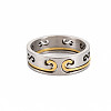 Non-Tarnish Men's 201 Stainless Steel Infinity Finger Rings RJEW-N029-084-1