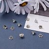 Tibetan Style Alloy Flower Bell Filigree Bead Caps TIBEB-O005-02-5