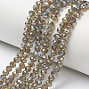 Electroplate Glass Beads Strands EGLA-A034-T4mm-J16-1