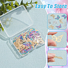 48Pcs 3 Colors Ion Plating(IP) 304 Stainless Steel Filigree Pendants STAS-HY0001-35-4