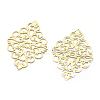 Brass Filigree Joiners KK-K184-21C-RS-3