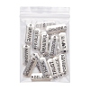 18Pcs 18 Style Tibetan Style Alloy Rectangle Pendants TIBEP-YW0001-34AS-8
