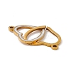 304 Stainless Steel Enamel Connector Charms STAS-E179-12G-03-3