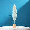 Iron Feather Display Decorations FEAT-PW0001-001A-1