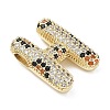 Brass Micro Pave Cubic Zirconia Pendants KK-Z108-02G-H-2