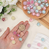 135Pcs 9 Colors Transparent Acrylic Beads TACR-PA0001-04-3