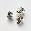 Carved Tibetan Style Alloy Round Charms PALLOY-N0115-08AS-1