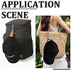 4Pcs 2 Colors Imitation Leather Hat Clips FIND-GF0008-14C-4