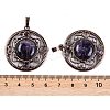 Natural Amethyst Pendants G-Q158-03-04-3