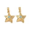 Brass Micro Pave Light Sky Blue Cubic Zirconia Pendants CU-CBADD64-06G-1