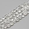 Natural Quartz Crystal Beads Strands G-R445-8x10-08-1