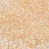 6/0 Inside Colours Fringe Glass Seed Beads SEED-A034-03H-3