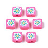 Handmade Polymer Clay Beads CLAY-N008-034E-1