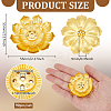 90Pcs Zinc Alloy Lotus Incense Burner Holder AJEW-WA0001-31-2
