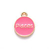 Alloy Enamel Pendants X-ENAM-S124-01A-03H-3