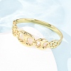 304 Stainless Steel Hinged Bangles for Women BJEW-F527-03G-3