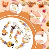 6Pcs Alloy Enamel Pendant Decorations HJEW-FS00059-3