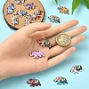 14Pcs 14 Colors Alloy Enamel Pendants FIND-YW0006-24-4