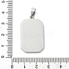 304 Stainless Steel Pendants STAS-C101-08P-05-3